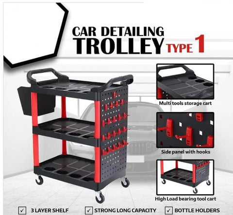 PCC Detailing Trolley, 66x33x77cm, Type 1