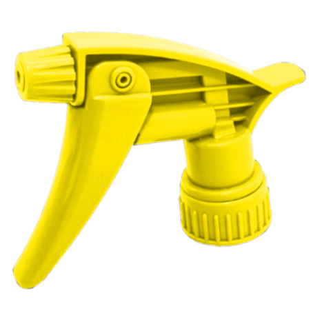 PCC Chemical Resistant Trigger For Spray Bottle, Yellow