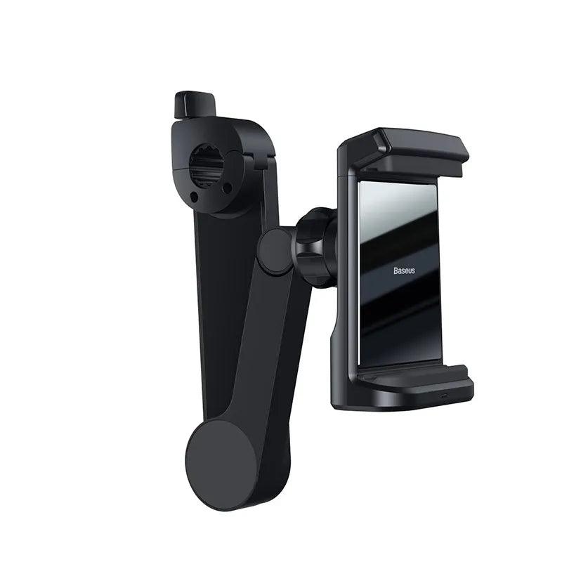 Baseus Car Headrest Phone Holder With Built-In 15 W Qi Wireless Charger  Black (WXHZ-01)