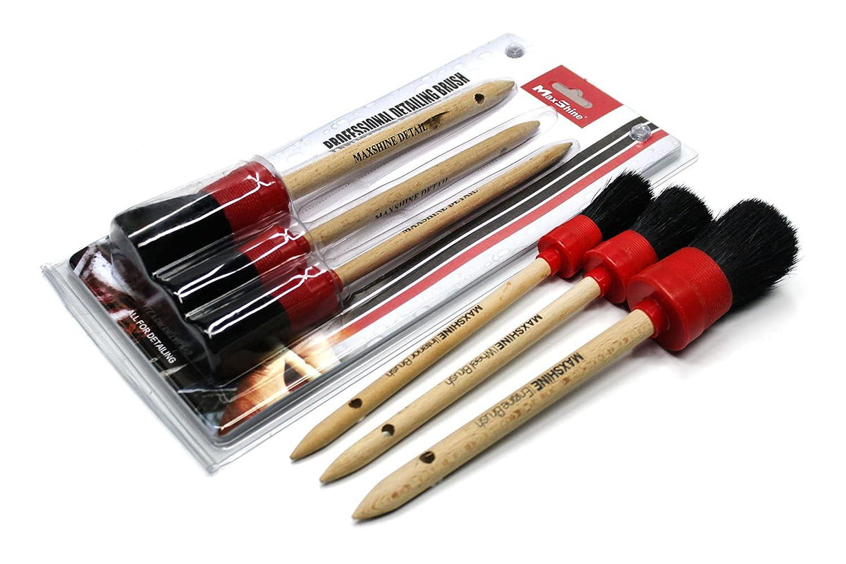 MaxShine Detailing Brush, Set of 3 – Planet Car Care