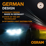 OSRAM HB3/HB4 9005/9006 LED Headlight Bulb, 50W, Pair