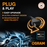 OSRAM H4/H19 LED Headlight Bulb, 50W, Pair