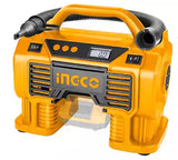 INGCO CACLI2002 Cordless Li-Ion Auto Air Compressor 20V - Battery & Charger Not Included