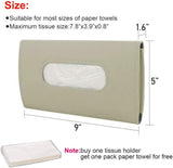 Autographix Car Sun Visor Tissue Holder, Beige - Planet Car Care