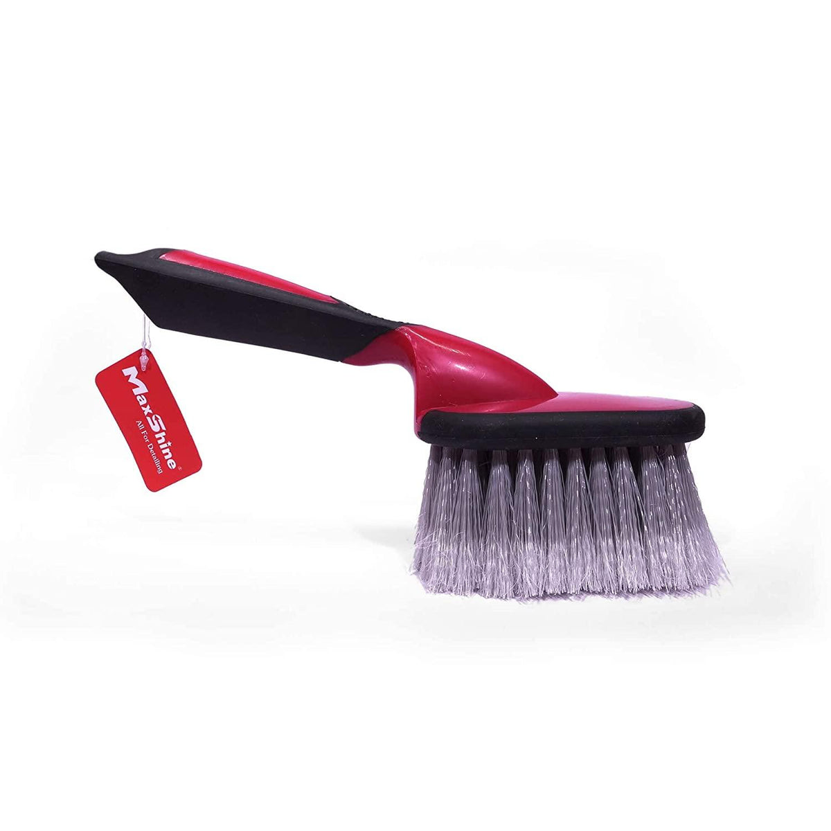 Maxshine All Purpose Long Handled Stiff Bristle Brush, Perfect for Tire &  Carpet, Home/Office Cleaning
