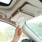 Autographix Car Sun Visor Tissue Holder, Beige - Planet Car Care