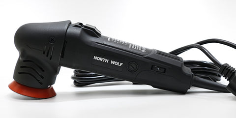 North Wolf DA Polisher Heavy Duty With 4 Pads  DA308, 3", 8mm