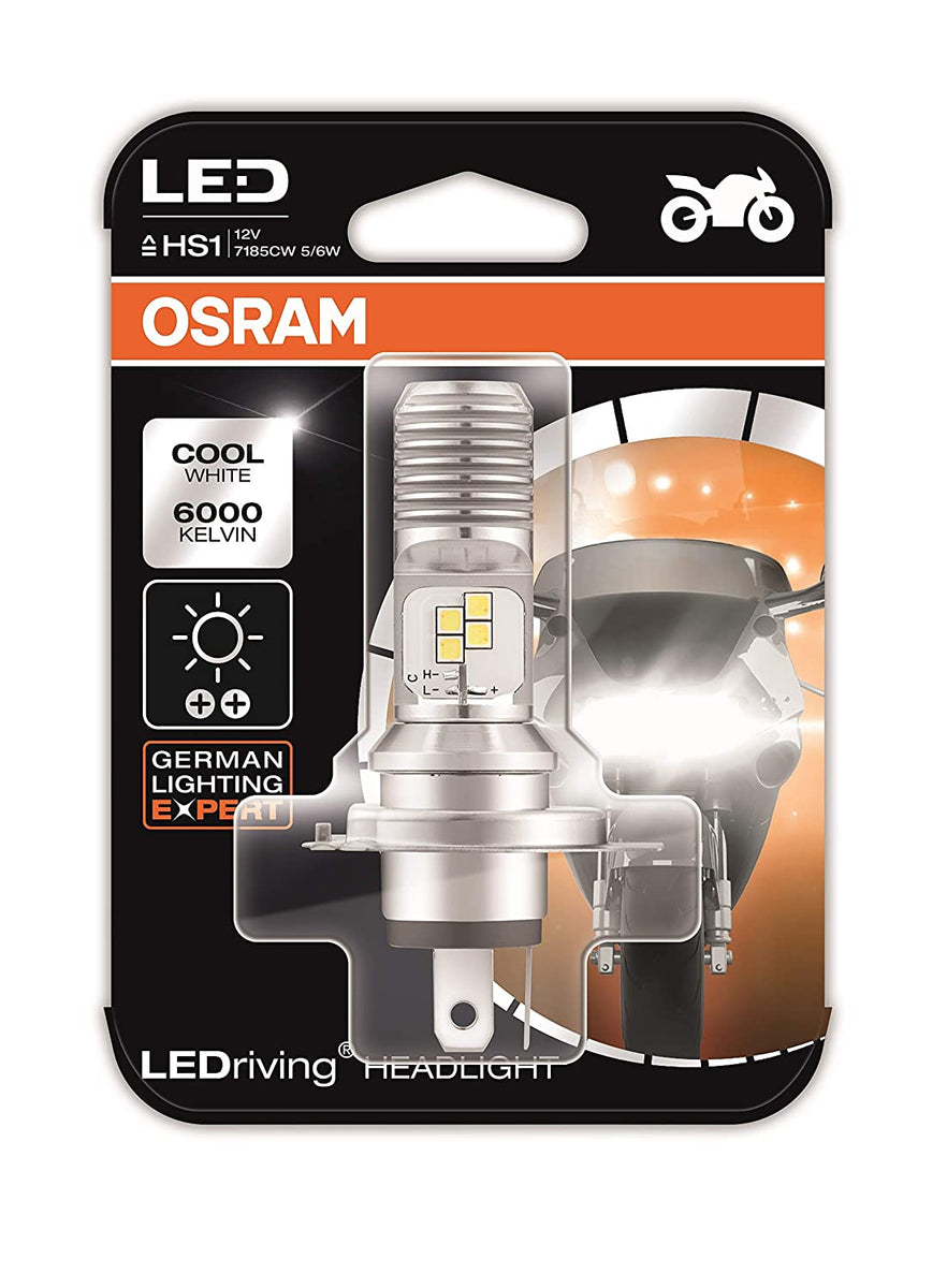 OSRAM HS1 LED Headlight (Two Wheeler), 5/5.5W, 6000K – Planet Car Care