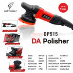 North Wolf DA Polisher With 4 Pads DP515, 5", 15mm