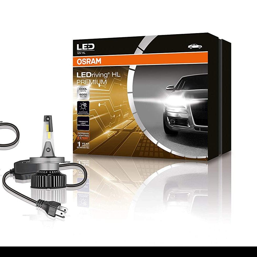 Osram LED Headlight Bulb 6000K Cool White H4