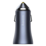 Baseus Golden Contactor Pro Fast Car Charger USB Type C / USB 40W Power Delivery 3.0 Quick Charge 4 - Planet Car Care