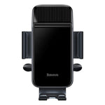 Baseus Smart Solar Power Wireless Car Mount Electric Holder For Air Vent Black (SUZG000001)