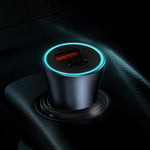 Baseus Golden Contactor Pro Fast Car Charger USB Type C / USB 40W Power Delivery 3.0 Quick Charge 4 - Planet Car Care