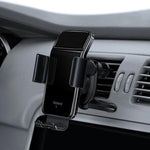 Baseus Smart Solar Power Wireless Car Mount Electric Holder For Air Vent Black (SUZG000001) - Planet Car Care