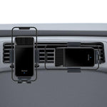 Baseus Smart Solar Power Wireless Car Mount Electric Holder For Air Vent Black (SUZG000001) - Planet Car Care