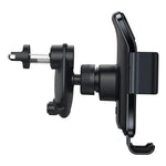 Baseus Smart Solar Power Wireless Car Mount Electric Holder For Air Vent Black (SUZG000001) - Planet Car Care