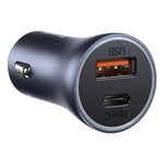 Baseus Golden Contactor Pro Fast Car Charger USB Type C / USB 40W Power Delivery 3.0 Quick Charge 4 - Planet Car Care