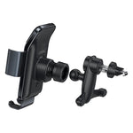 Baseus Smart Solar Power Wireless Car Mount Electric Holder For Air Vent Black (SUZG000001) - Planet Car Care