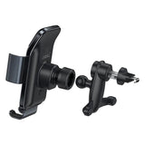 Baseus Smart Solar Power Wireless Car Mount Electric Holder For Air Vent Black (SUZG000001) - Planet Car Care