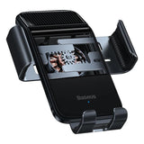 Baseus Smart Solar Power Wireless Car Mount Electric Holder For Air Vent Black (SUZG000001) - Planet Car Care