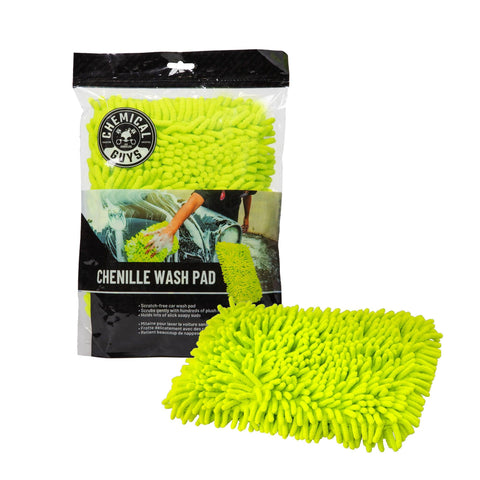Chemical Guys Chenille Microfiber Car Wash Pad, 8"X10" - Planet Car Care
