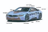 N1 Heat Self-Healing Paint Protection Film (PPF) | 190 Micron High Gloss Clear TPU Film