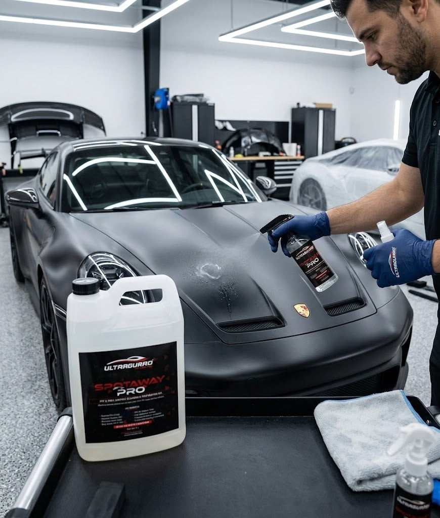 Ultraguard Spotaway Pro – PPF & Vinyl Surface Cleaning & Preparation Gel 4L