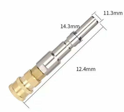 PCC D103 Foam Lance Adapter for ITALIAN Type Pressure Washer Gun | 1/4" Quick Connect