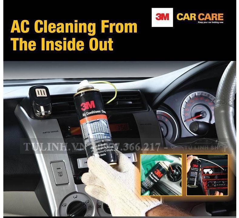 3M Air Conditioner Cleaner & Antimicrobial Foam, 140g - Planet Car Care