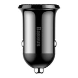 Baseus Grain Pro Car Charger 2x USB 4.8 A Black (CCALLP-01)