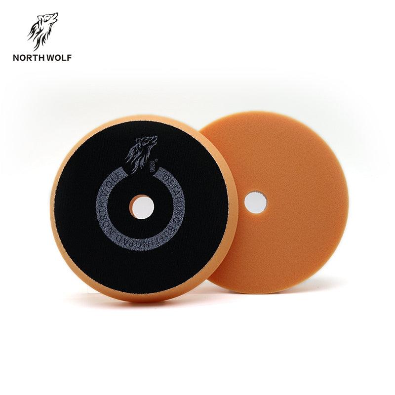 North Wolf DA Foam Buffing Pad Orange, 5" - Planet Car Care