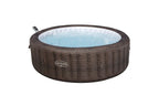 Bestway Lay-Z-Spa Bali MaxHold EnergySense UltraFit Smart AirJet 7 Brown Rattan Round Inflatable Spa - 6001P 85"x28"/2.16mx71cm