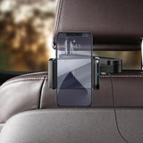 Baseus Car Headrest Phone Holder With Built-In 15 W Qi Wireless Charger Black (WXHZ-01) - Planet Car Care