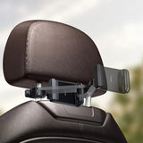 Baseus Car Headrest Phone Holder With Built-In 15 W Qi Wireless Charger Black (WXHZ-01) - Planet Car Care