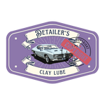 PCC Laminated Spray Bottle Vinyl Sticker, Clay Lube, Set of 4