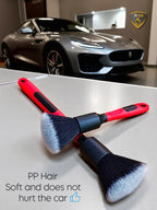 PCC UltraSoft Detailing Brush, Set of 2, Red