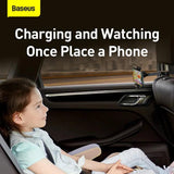 Baseus Car Headrest Phone Holder With Built-In 15 W Qi Wireless Charger Black (WXHZ-01) - Planet Car Care