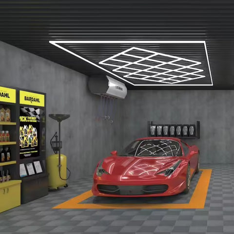 PCC 2 Multi SQ Light For Car Detailing Store, 16x8 ft
