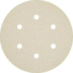 Klingspor PS33 Paper Sanding Disc, Dry Use, 6 holes, 6", Pack of 100