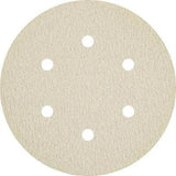 Klingspor PS33 Paper Sanding Disc, Dry Use, 6 holes, 6", Pack of 100