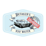 PCC Laminated Spray Bottle Vinyl Sticker, H20 Water, Set of 4