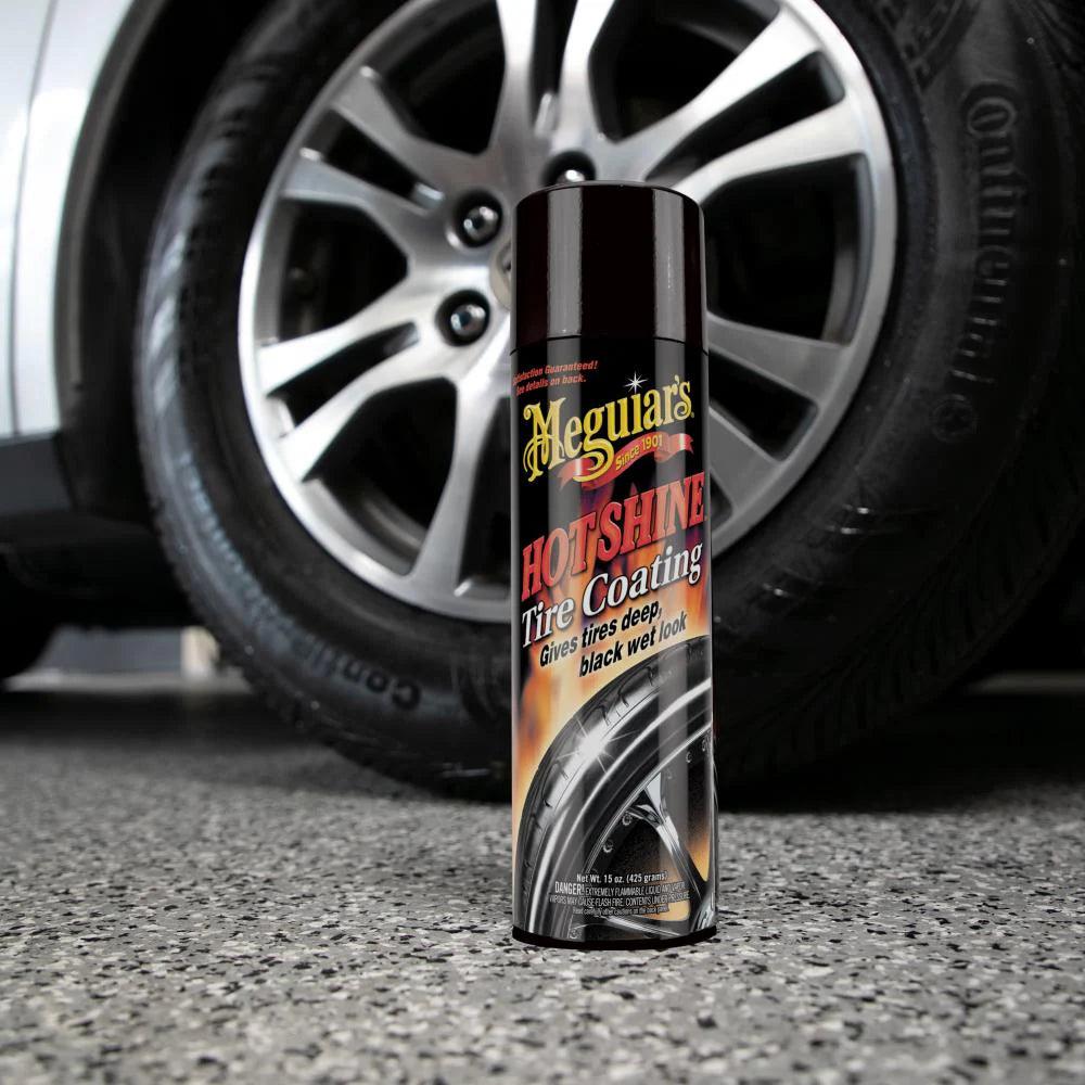 Meguiar's® Hot shine High Gloss Tire Coating Aerosol, 425ml - Planet Car Care