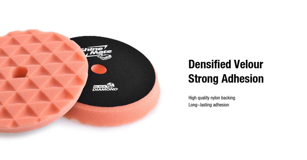 ShineMate T40 Orange Medium-Soft Foam Pad, Diamond, 5/6"