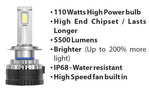 Blaupunkt H7 Pro LED Headlight Bulb, 55W, Pair - Planet Car Care
