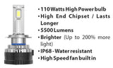 Blaupunkt H7 Pro LED Headlight Bulb, 55W, Pair - Planet Car Care