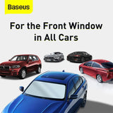 Baseus Car Roller Blind Sunblind On Windshield Silver (CRZYD-B0S) - Planet Car Care
