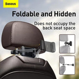Baseus Car Headrest Phone Holder With Built-In 15 W Qi Wireless Charger Black (WXHZ-01) - Planet Car Care