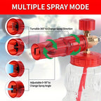 Bear Force Brass Foam Cannon 1L Inlet - 1/4" Quick Connect