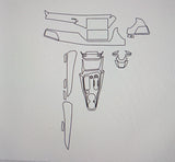 Tint & Orange Car Interior Paint Protection Film (PPF) Pre-Cuts