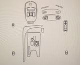 Tint & Orange Car Interior Paint Protection Film (PPF) Pre-Cuts